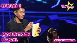 Ernie Zakri Tergamam Tengok Magic Trick Haiqal  Ceria Megastar  Episod 1 [upl. by Ahsikrats]