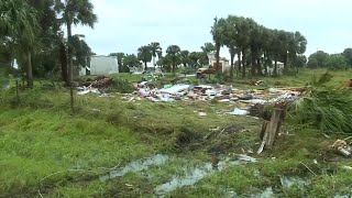 Okeechobee tornado sends 2 people to hospital [upl. by Aneerhs]