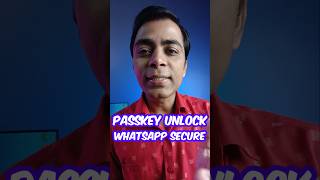 WhatsApp Passkey New Security Secret🤯 WhatsAppPasskey WhatsAppSecurity TechUpdate [upl. by Mildred]