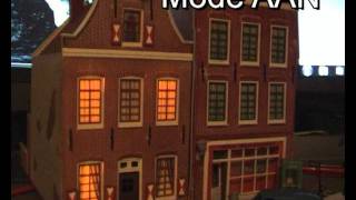 Modelbouw huisjes led verlichting [upl. by Aicilanna538]