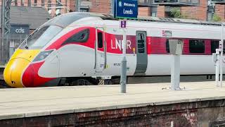 LNER Class 802 arrived Leeds from London King X [upl. by Tippets]