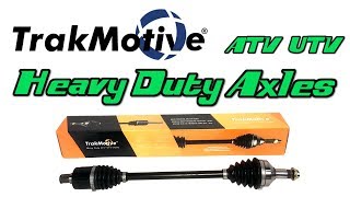 TrakMotive Heavy Duty ATV  UTV Axles [upl. by Einhapets]