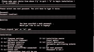 How to install CentOS 7 in text mode [upl. by Neilla]