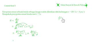 Fisika Dasar Contoh soal percepatan sesaat 2 [upl. by Luapsemaj]