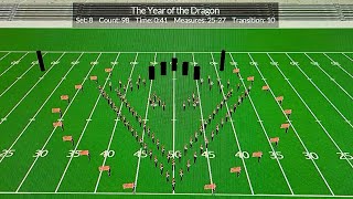 St Martin HS Marching Band 2024  quotThe Year of the Dragonquot Part 1 Preview Drill [upl. by Gyimah707]