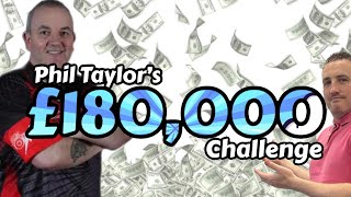 I Took On Phil Taylors £180000 Darts Challenge [upl. by Lamej159]