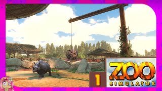 NEW SERIES Basics amp Our First Animal  Zoo Simulator  Ep 1 [upl. by Yenar]