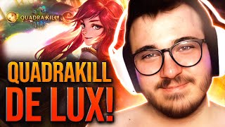 CENTELHEI GOSTARAM LACREI COMPLETAMENTE DE LUX E DEI UM QUADRAKILL LINDO │ LoL  GuiAtlanta [upl. by Ijar]