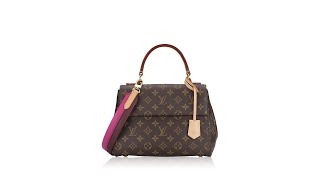 Louis Vuitton Monogram Cluny BB Bordeaux Fuchsia [upl. by Ruffin]