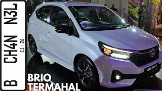 In Depth Tour Honda Brio RS CVT DD1 Facelift  Indonesia [upl. by Ellis627]