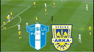 Arka Gdynia 20 Wisła Płock Skrót Meczu  1 LIGA 2425 [upl. by Oigufer]