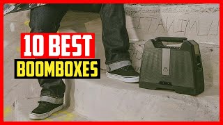 ✅Top 10 Best Boomboxes in 2024 [upl. by Holcomb]