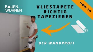 DIY So tapezierst du Vliestapeten [upl. by Janik]