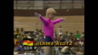 🥉 Ulrike Klotz GDR FX EF 9900 1985 World Championships [upl. by Bullock277]