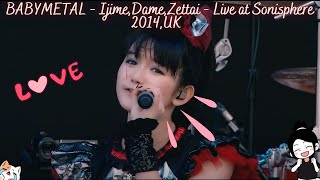 BABYMETAL  IjimeDameZettai  Live at Sonisphere 2014UK OFFICIAL 🦊Reaction🦊 [upl. by Teresina695]