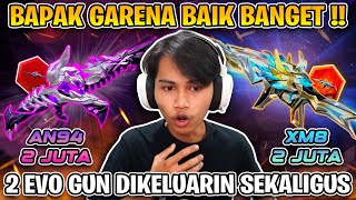 GARENA BERCANDA  2 EVO GUN 4 JUTA DI KELUARIN SEKALIGUS COY [upl. by Jereme]