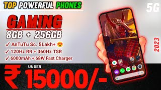 TOP 5 BEST GAMING PHONE UNDER 15000 IN 2023 8GB RAM LATEST BEST GAMING PHONE UNDER 15K FOR FFBGMI [upl. by Inirt]