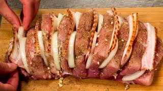 ¡La mejor receta para la carne de cerdo al horno ¡Está para chuparse los dedos  Gustoso TV [upl. by Smallman856]