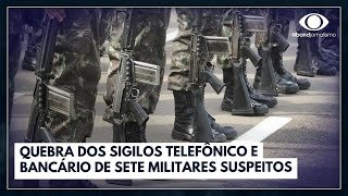 Justiça quebra sigilo de militares envolvidos em furto de armas  Jornal da Band [upl. by Bevis]