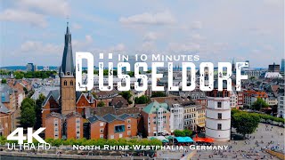 Düsseldorf 2024 🇩🇪 Drone Aerial 4K  Drohne NordrheinWestfalen Germany Deutschland [upl. by Htenaj]