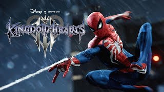 SpiderMan Face My Fears  Kingdom Hearts 3 Opening Mash Up [upl. by Ahseital]