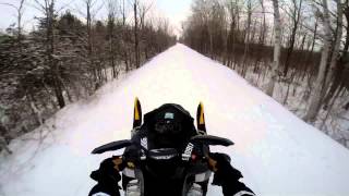 2008 ski doo mxz x 600 sdi power wheelie [upl. by Tecil]