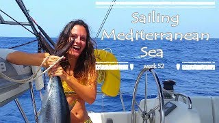 Sailing the Mediterranean Sea by Sailing JAEKA week 52 [upl. by Leunad]