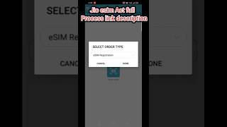 jio eSIM act process  jio new sim activation  jio eSIM activation process [upl. by Namlak]