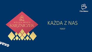 każda z nas karaoke song Disney Lyric Version Video from Disney [upl. by Nudnarb]