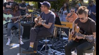 EXCLUSIVE Gorillaz Street Performance of quotReHashquot [upl. by Ative]