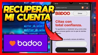 ✅COMO RECUPERAR MI CUENTA DE BADOO [upl. by Almita]