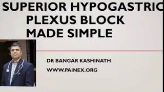 Superior hypogastric plexus block under fluroscopy  c arm guidance by Dr Bangar Kashinath  Painex [upl. by Centonze]