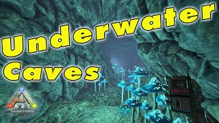 Top 5 Underwater CavesHidden Bases Ark Lost Island [upl. by Doble]