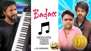 LEO  Badass Cover by Tamil Boy  Dialogue with Beats  Aju Jonn  Hi Briends 😅 [upl. by Ilera]