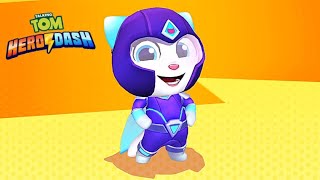 ARTIC ANGELA GAMEPLAY  TALKING TOM HERO DASH GAMEPLAY [upl. by Padegs]