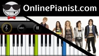 Bridgit Mendler  Determinate Lemonade Mouth  Piano Tutorial [upl. by Ahsima]