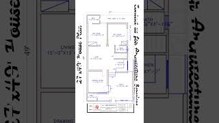 27x49 2BHK House Plan with Open Side Passage [upl. by Lynne544]