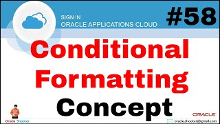 Oracle Fusion 58 Conditional Formatting Concept in OTBI Report OracleShooter [upl. by Ludie]