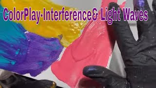 1212 Amazing results Interference coating bends the light Color mixing w Leslie Ohnstad [upl. by Kegan]