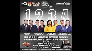 DEBAT PUBLIK KETIGA CALON BUPATI DAN WAKIL BUPATI KABUPATEN MINAHASA TENGGARA TAHUN 2024 [upl. by Linnie]