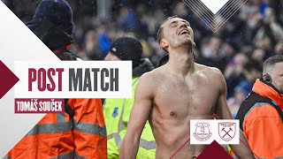 quotOne Of The Best Goals Ive Scoredquot  Everton 13 West Ham  Tomáš Souček  Post Match Reaction [upl. by Leavelle]