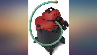 Shop Vac 5821200 12 Gal 50 PHP Wet Dry Vacuum with built in Pump will pump out review [upl. by Eillah287]