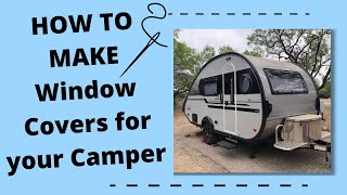 Easy Window Covers for your Camper tab400 nucamp [upl. by Ykvir877]