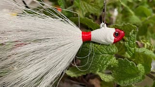 Como hacer plumillas para pescar Bucktail jigs [upl. by Mcleod493]