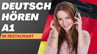 Im Restaurant  300 einfache Sätze für Anfänger  Deutsch lernen A1 [upl. by Antipas]