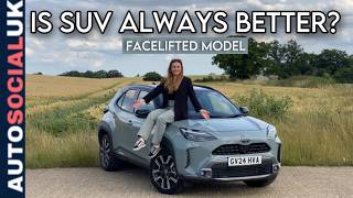 Facelift Toyota Yaris Cross Review  More powerful engine and screen upgrades UK 4K [upl. by Acemat]