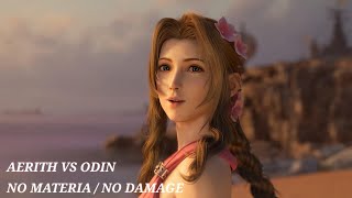 FF7 REBIRTH  AERITH VS ODIN  NO MATERIA  NO DAMAGE [upl. by Catherin961]