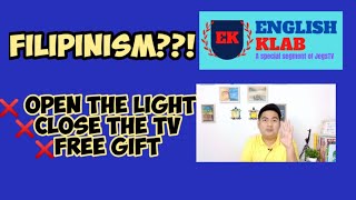 EK5 FILIPINISM WordsPhrases Part 1 JegsTV  English Klab [upl. by Lister600]