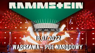 FULL SHOW Rammstein Live Europe Stadium Tour WARSZAWA  Cały Koncert  16072022 [upl. by Xad]