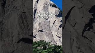 암벽 등반 Insubong Peak in Bukhansan Mountain seems to be a major target for rock climbing [upl. by Atikel]